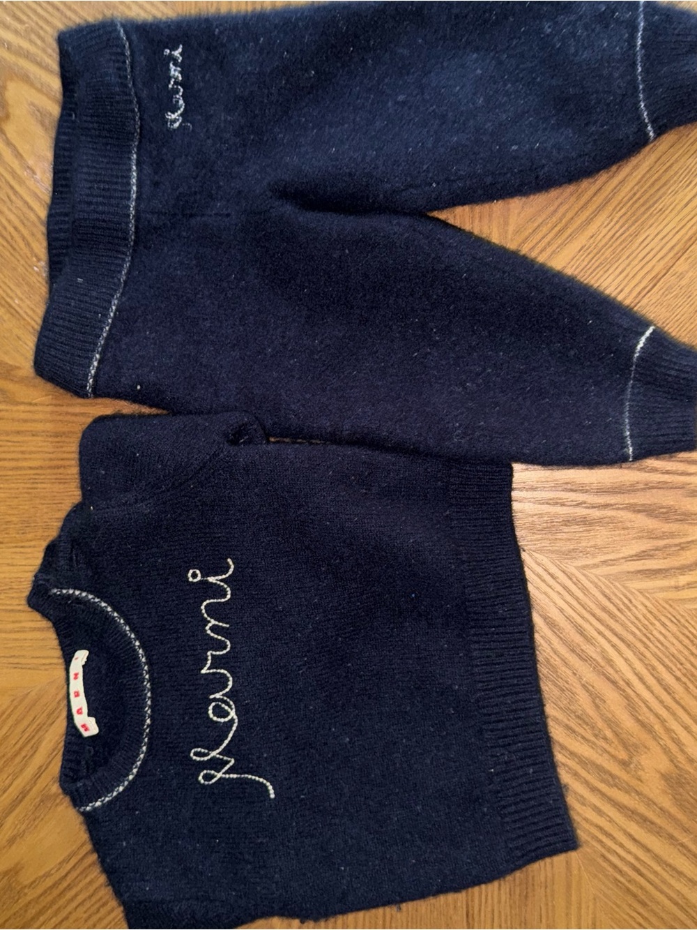 Marni Navy Kids Sweatpants & Sweater Set